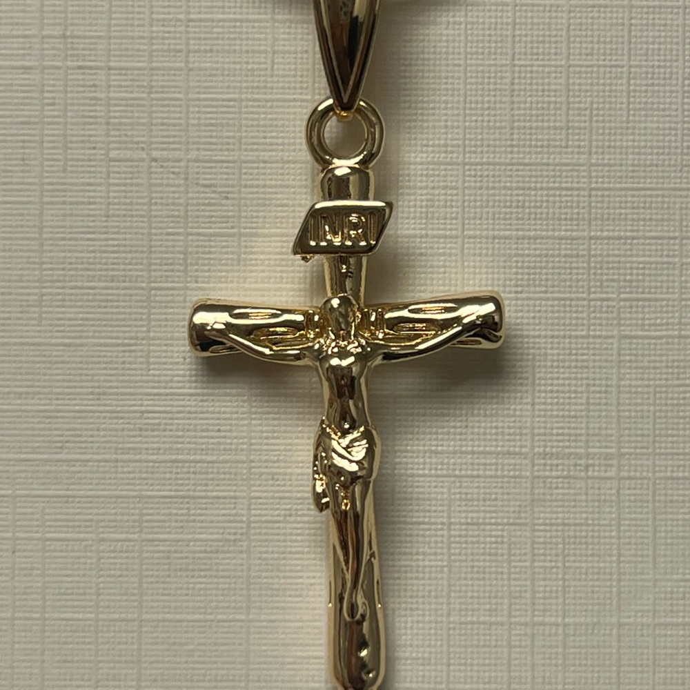 Laminated Crucifix Pendant